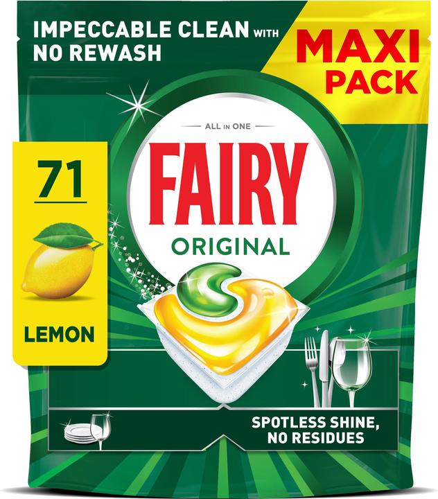 Fairy Tabs All-in-One Original, 71 dishwasher tabs (Tabs)