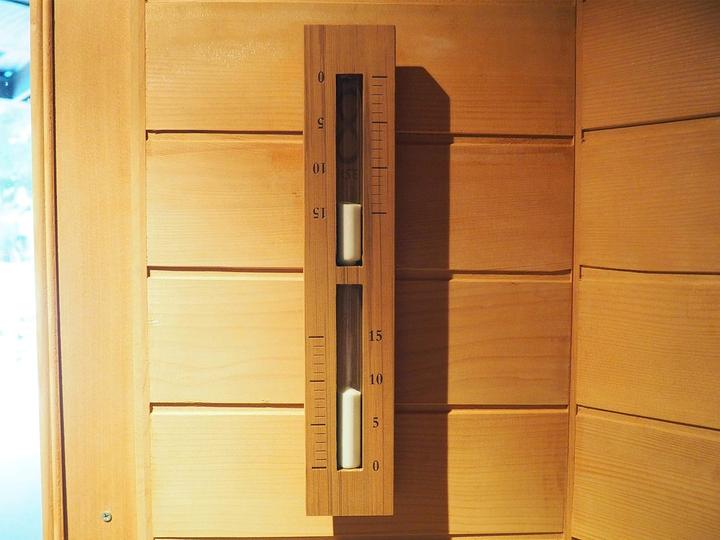 Actual product image Home Sauna Experience Sauna Sand Timer, 15 minutes, White