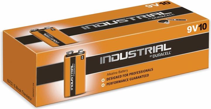 Produktbild Duracell Batterien Procell (10 Stk., 9V Block, 673 mAh)