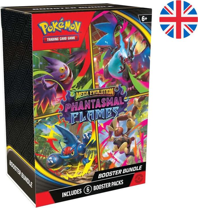 Pokémon English Pokemon Phantasmal Flames Booster Bundle Collectible Card game (Engels, Bundel)