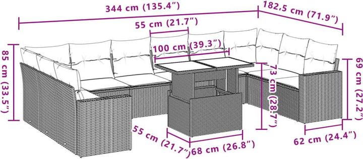 Produktbild vidaXL Celia