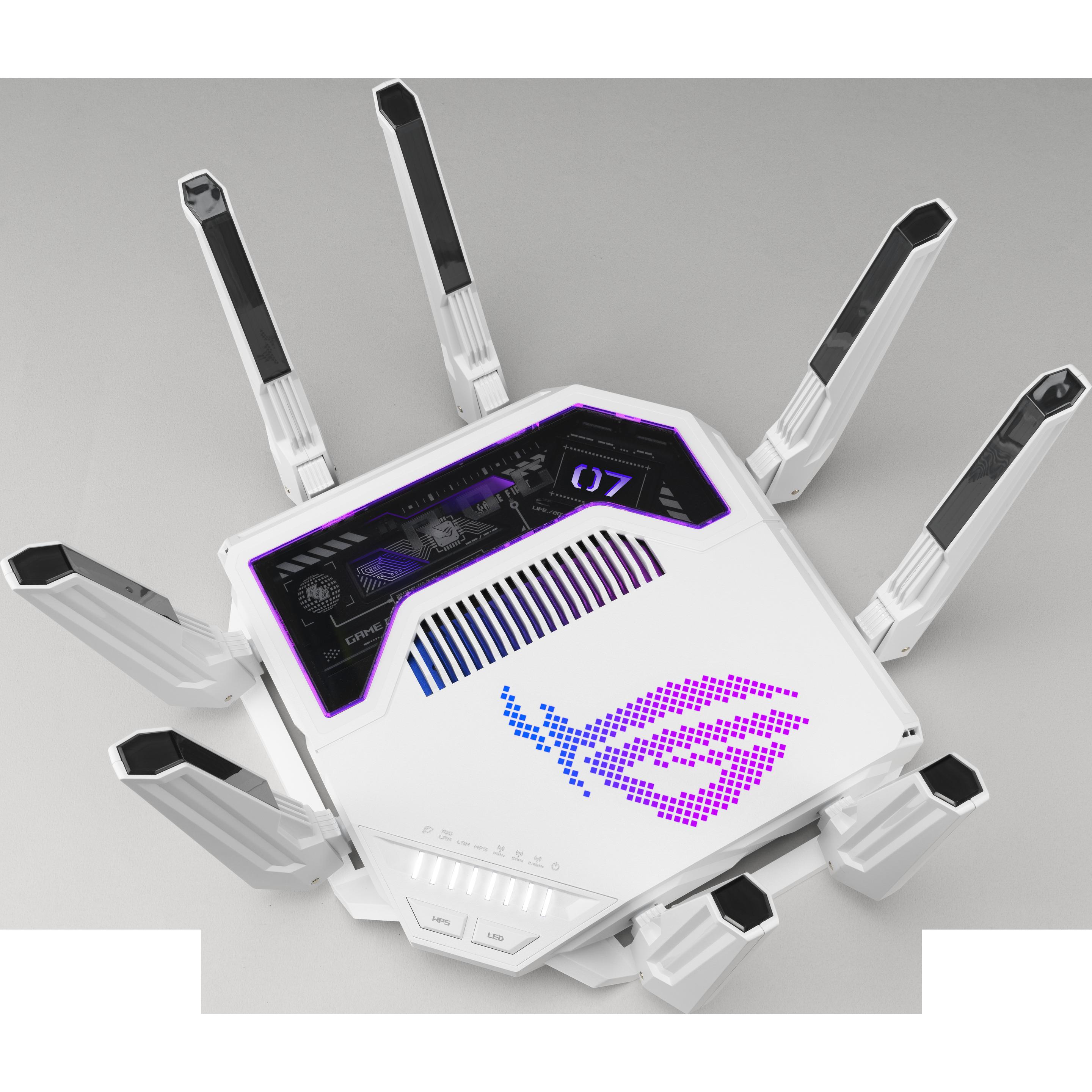 ASUS WL-Router ROG Rapture GT-BE19000AI, Router, Weiss