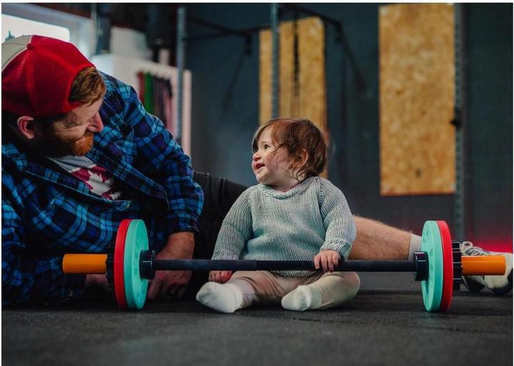 Produktbild Fitkidz Barbell und Bumper Plate Set
