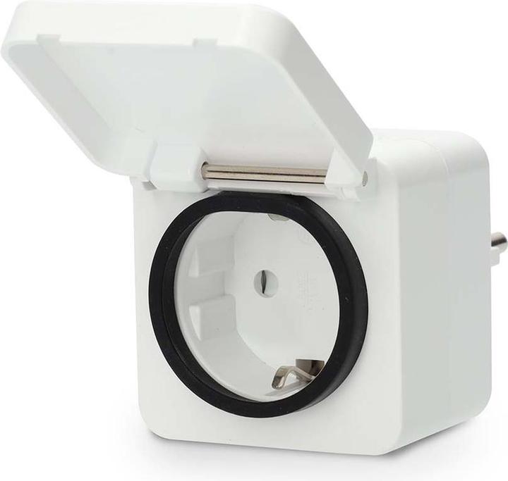 Actual product image Nedis SmartLife Smart Stecker | Wi-Fi | IP44 | 3680 W | Schutzkontakt | -25 - 55 °C | Android™ / IOS