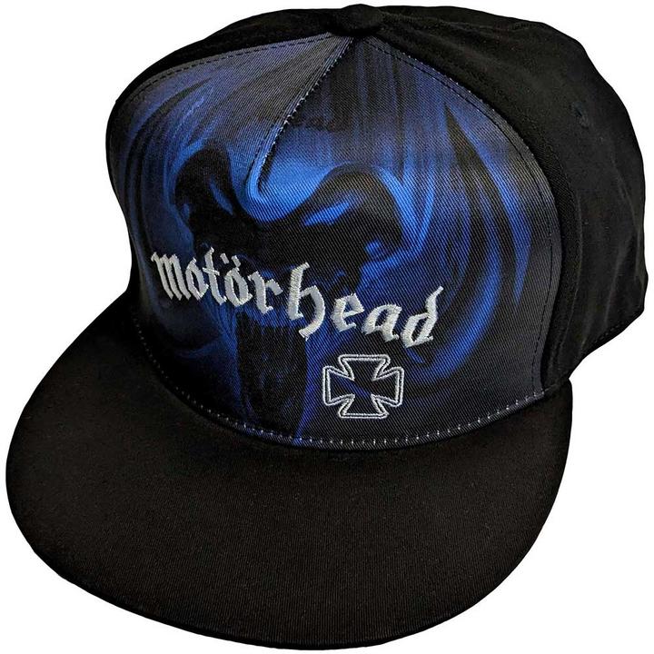 Actual product image Motorhead Rock N Roll Blue Mono Snapback Cap