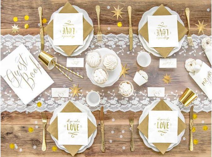 Actual product image Partydeco Scatter decoration table confetti gold (1 Piece)