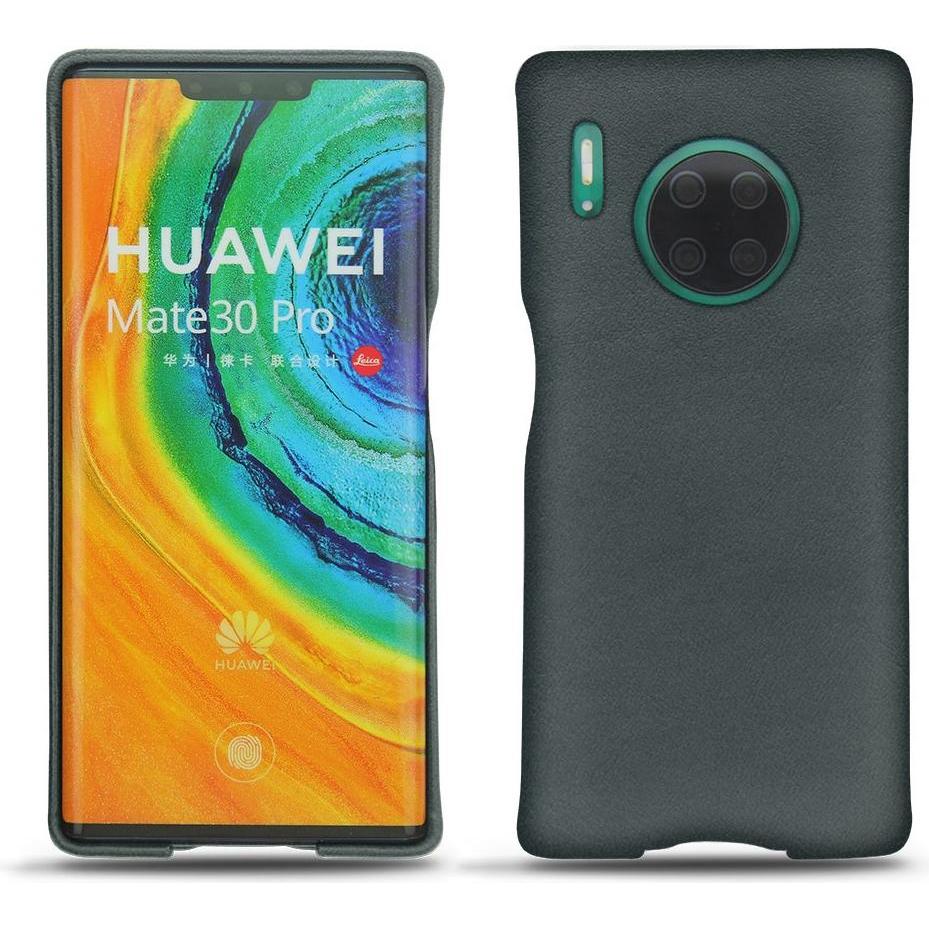 Noreve Lederschutzhülle (Huawei Mate 30 Pro), Smartphone Hülle, Blau
