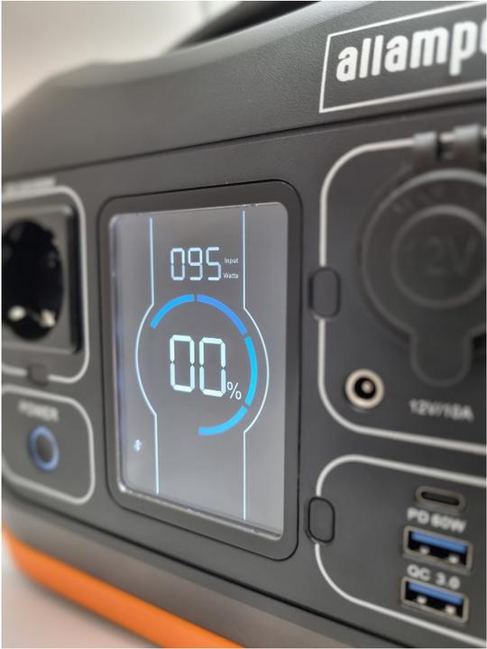 Actual product image Allampere Portable Powerstation 600W (595 Wh, 6.80 kg)