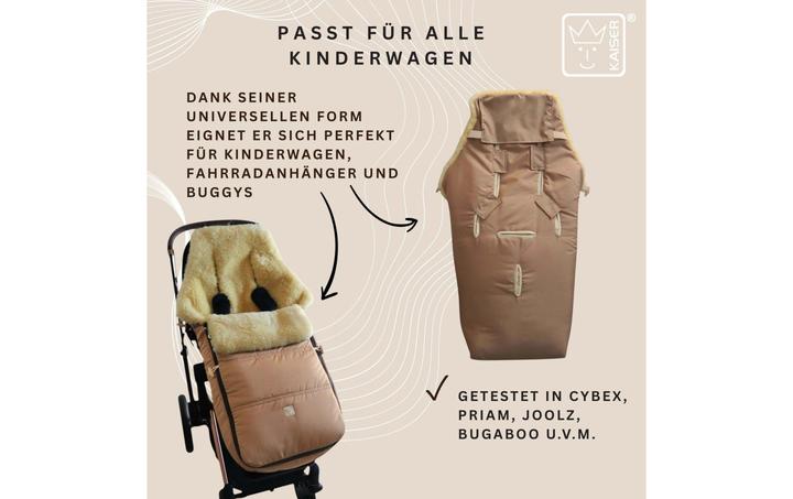 Image du produit Kaiser Baby Kaiser Lammfell Fusssack Dublas 2.0, sand