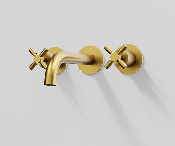 Produktbild Steinberg Serie 250 Waschtischarmatur, Komplettset, 3-Loch, inkl. Unterputzkörper, Ausladung 195mm