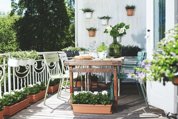 Actual product image Elho Green Basics Balcony Box Coasters