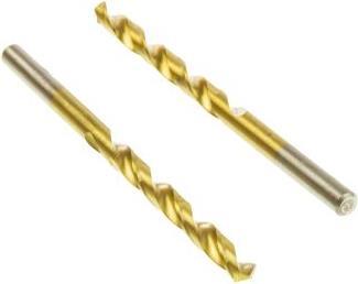 Actual product image RS PRO TiN coated HSS drill,5.0mm dia (5 millimetres)