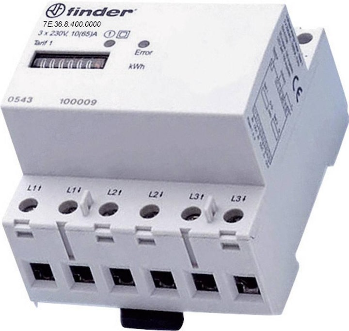 Produktbild Finder Drehstromzähler mechanisch 65