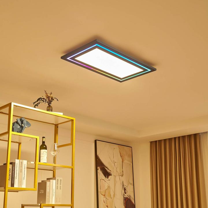 Image du produit Lucande Plafonnier LED Leicy 80cm RGB color flow (3130 lm)