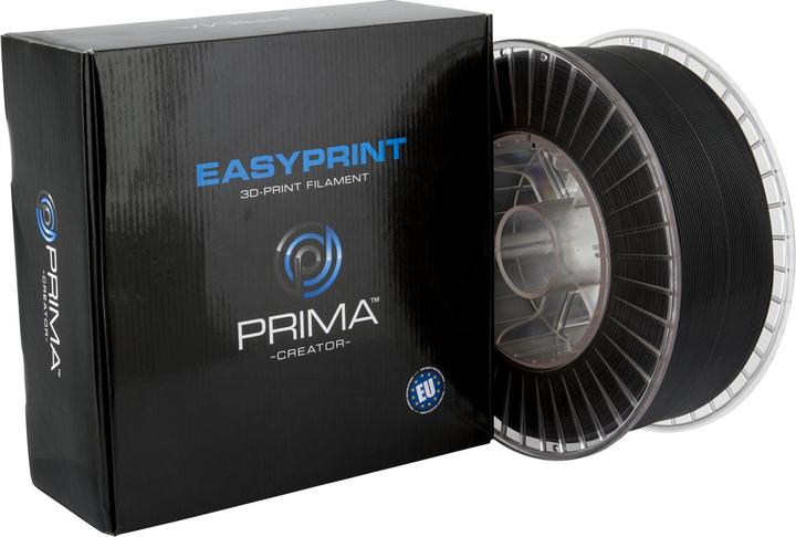 Produktbild Prima Creator EasyPrint PETG - 1.75mm - 3 kg - Solid Black (PETG, 1.75 mm, 3000 g, Schwarz)
