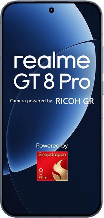 Productafbeelding realme GT8 PRO 12/256GB 5G (256 GB, Blauw, Blauw, Wit, 6.79", Dubbele SIM, 5G)