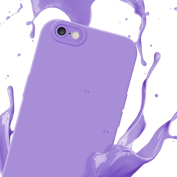 Productafbeelding Cadorabo Hoesje voor Apple iPhone 6 PLUS / 6S PLUS in TPU Fluid LM162 Style (Apple iPhone 6 Plus)