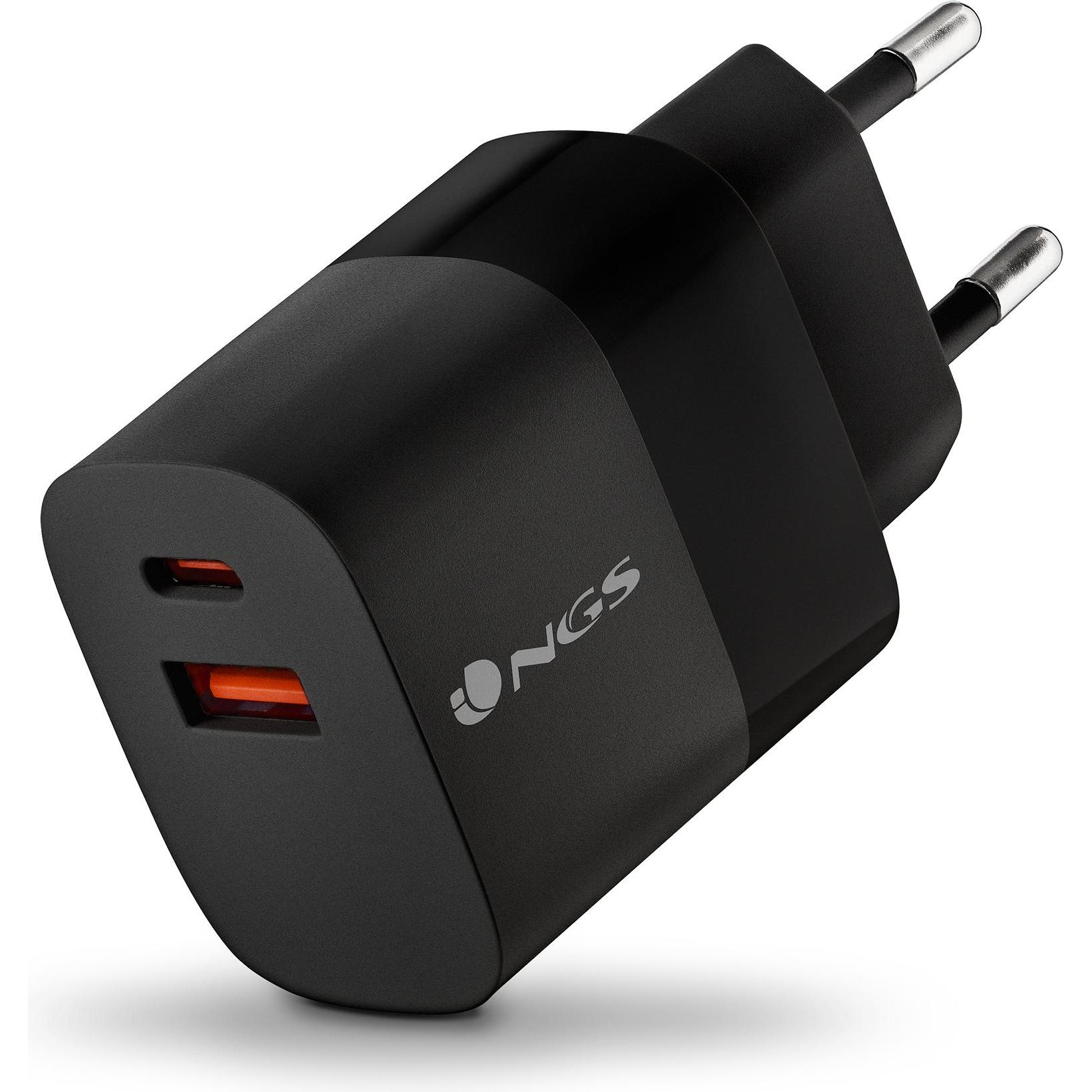 NGS BUD 45W (45 W), USB Ladegerät, Schwarz