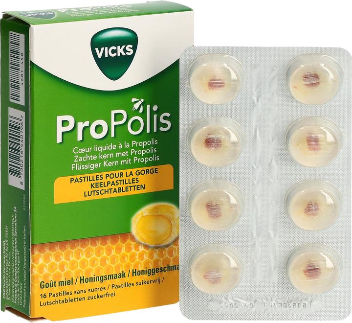 Actual product image Vicks ProPolis Lutschtabletten 16 Stk (16 pcs.)