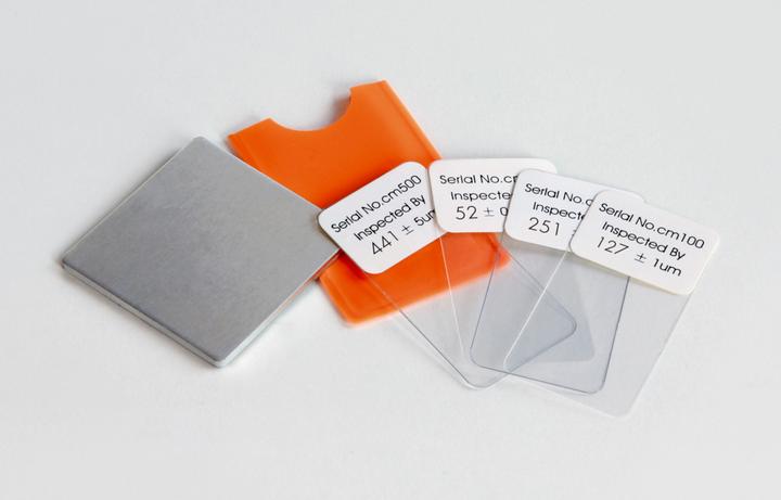 Actual product image Sauter Adjustment foils for increased measuring accuracy for digital coating thickness gauge