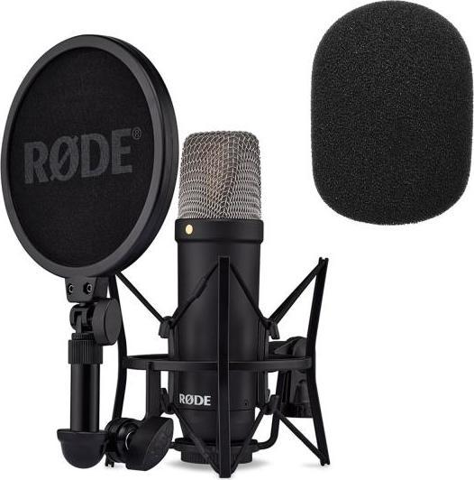 Produktbild RØDE NT1 Signature Black Mikrofon mit Popschutz