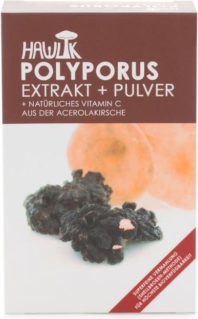 Produktbild Hawlik Polyporus Extrakt + Pulver Kapsel (60 Stück, Kapseln, 59 g)