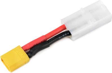 Produktbild G-Force Power Adapterkabel - Tamiya Stecker < => XT-30 Stecker - 14AWG Silikon Kabe l - 1 St