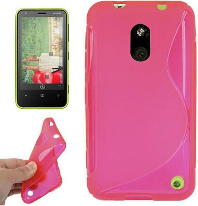 Produktbild König Design Handyhülle TPU Case für Handy Nokia Lumia 620 pink (Nokia Lumia 620)