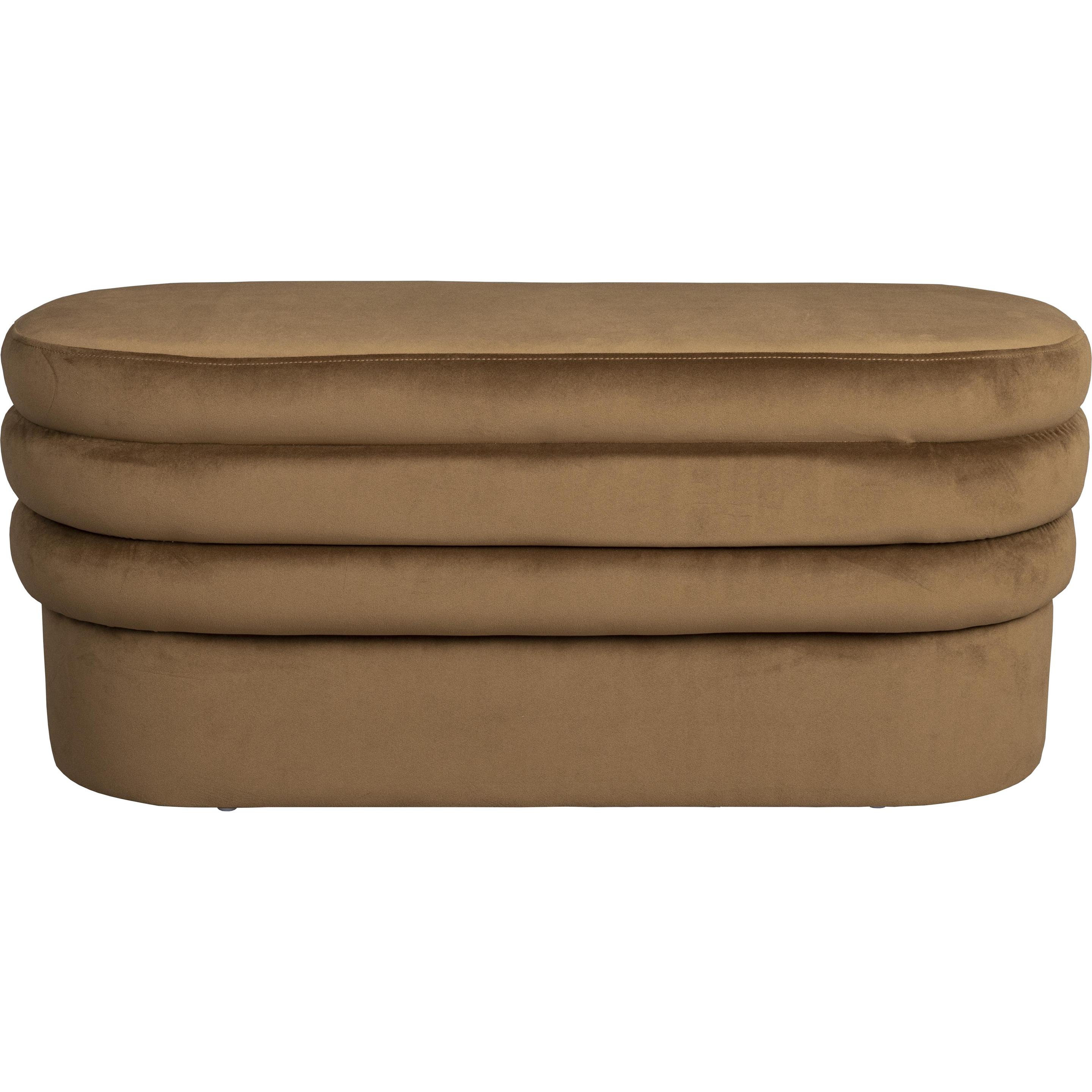 Dutchbone, Hocker + Pouf, Aditi Bench Brown