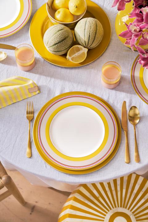 Actual product image PIP Studio CHIQUE dinner plate yellow 28cm (1 x, 28 cm)