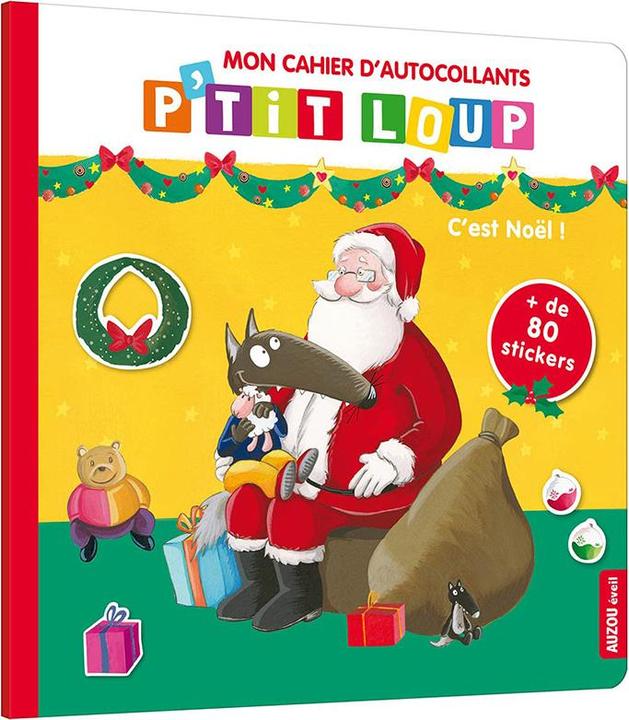 Actual product image P'tit Loup / Mon cahier d'autocollants : c'est Noël!