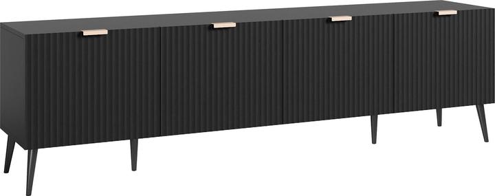 Image du produit En.Casa Fernsehschrank Nand 180x35x51 cm Schwarz (180 x 35 x 51 cm)