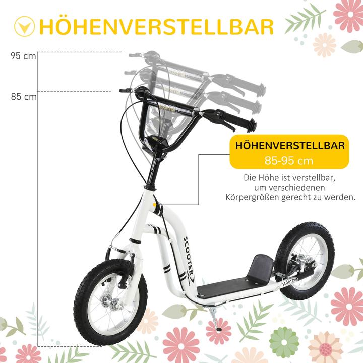 Actual product image Homcom Pedal scooter with handbrake