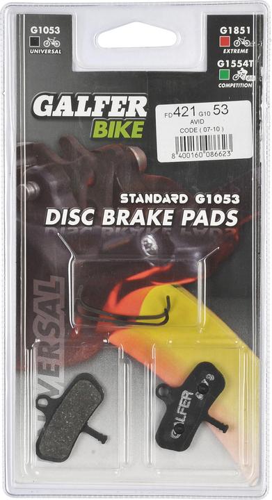 Produktbild Galfer Bike Standard Bremsbeläge (Avid, SRAM, Semi-Metallisch)
