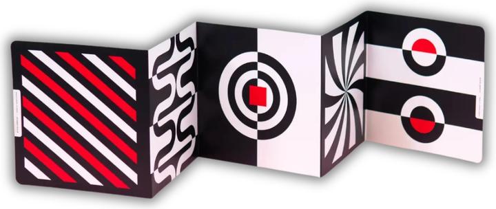 Immagine prodotto Priya & Peanut Reversible Black & White Sensory Board for Newborns – Tummy Time Toy 0+ Months