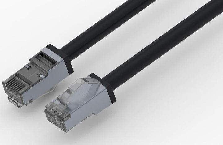 Actual product image Wirewin Patchkabel Outdoor Cat 6A, S/FTP, 50 m, Schwarz (S/FTP, CAT6a, 50 m)