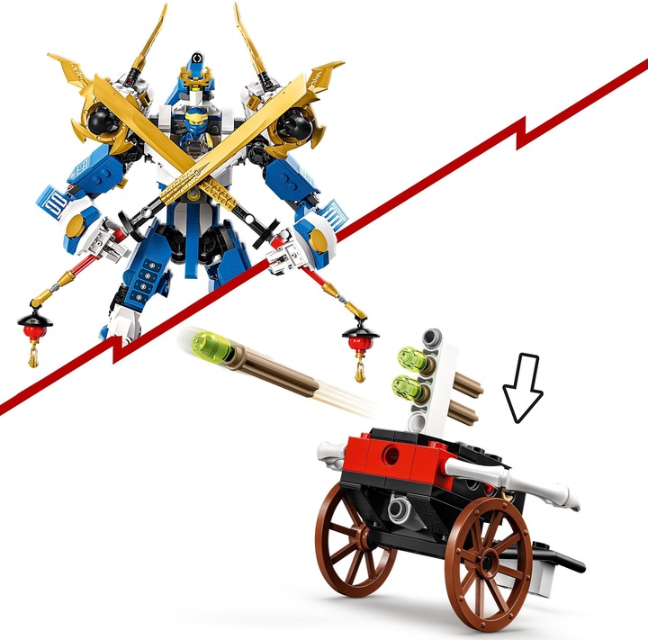 Actual product image LEGO Jay's Titan Mech (71785, LEGO Ninjago)