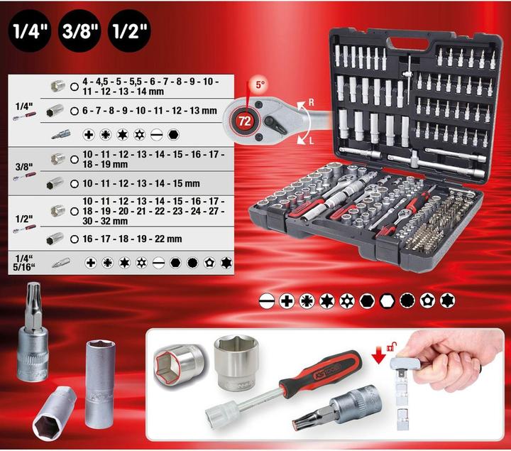 Actual product image KS Tools Socket wrench set (32 mm, 9 mm, 22 mm, 23 mm, 12 mm, 25 mm, 29 mm, 15 mm, 8 mm, 17 mm, 13 mm, 21 mm, 10 mm, 31 mm, 5 mm, 18 mm, 4 mm, 28 mm, 7 mm, 27 mm, 26 mm, 16 mm, 6 mm, 24 mm, 19 mm, 14 mm, 30 mm, 11 mm, 20 mm)