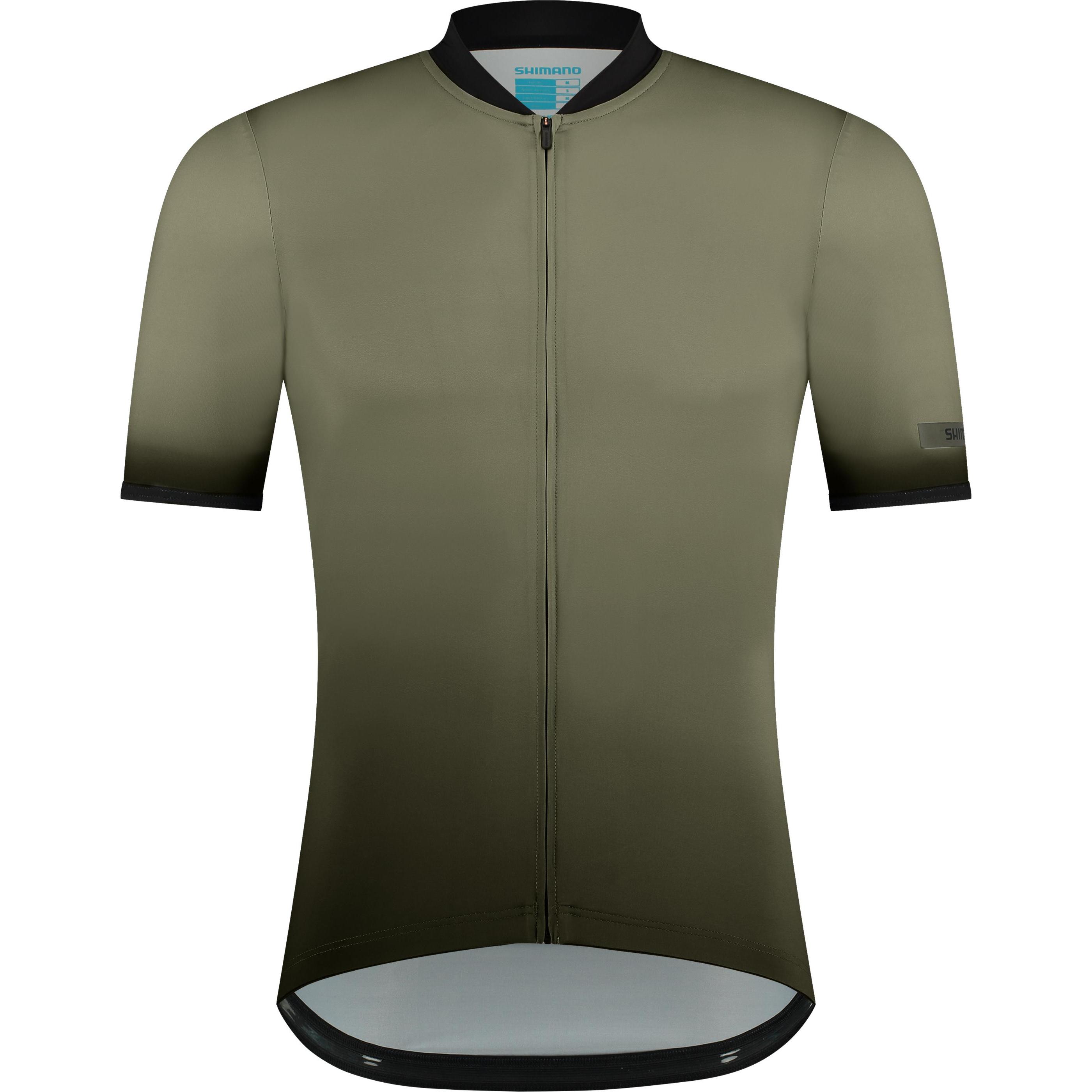 Shimano, Herren, Velotrikot, Men Evolve Avventura SS Jersey (S), Grün, S