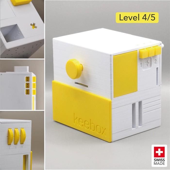 Actual product image Keebox yellow - puzzle box / puzzle game (German, 1 Players)