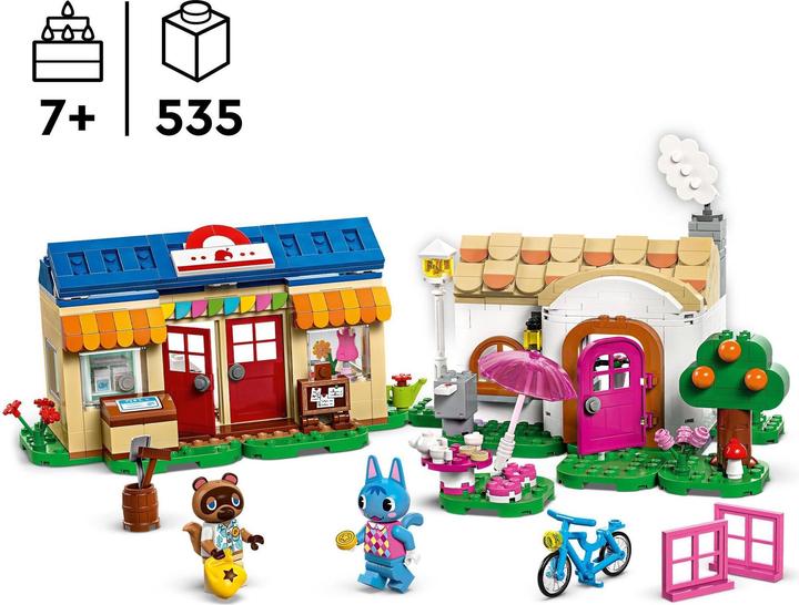 Produktbild LEGO Nooks Laden und Sophies Haus (77050, LEGO Animal Crossing)