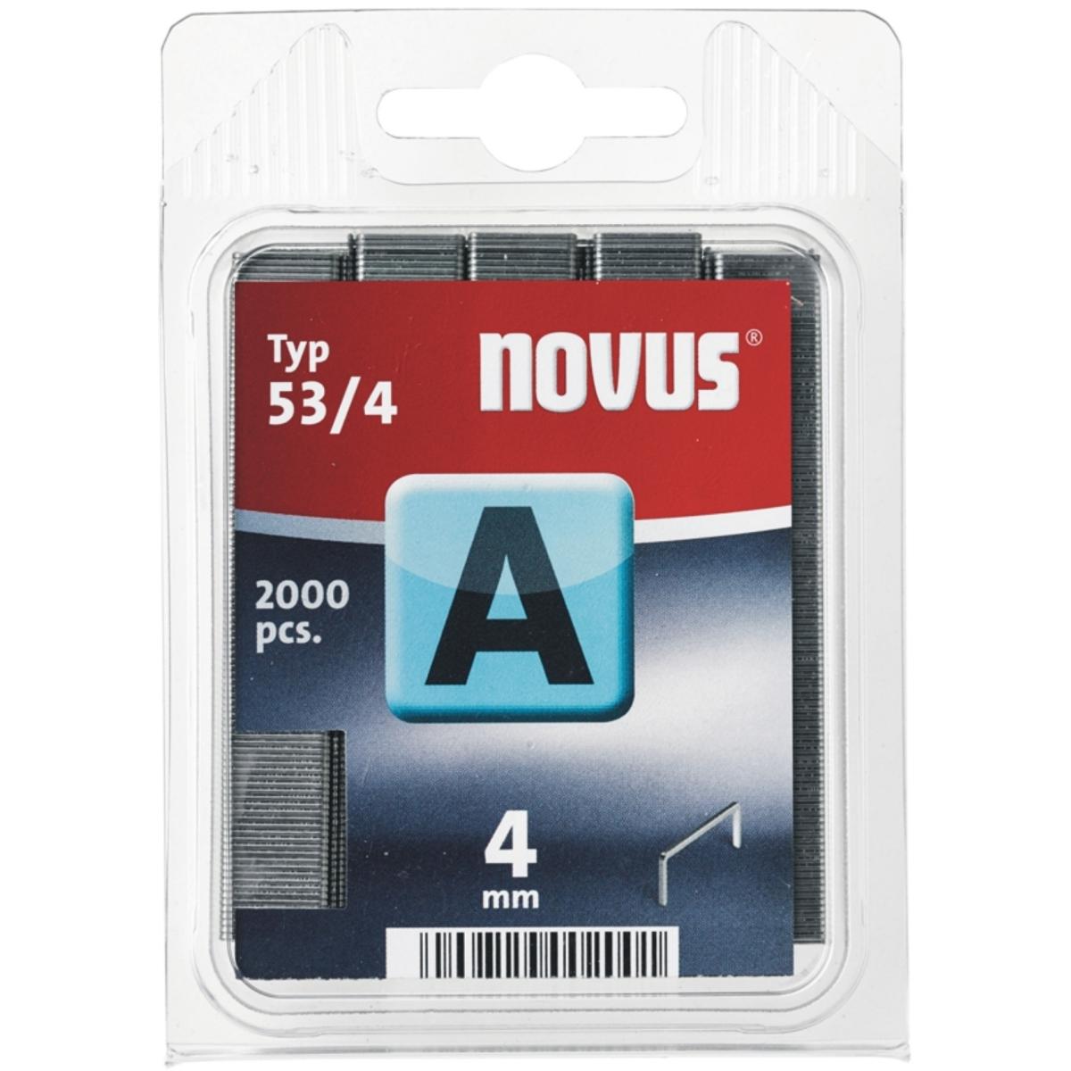Novus, Tackerklammern + Tackernägel, Feindrahtklammern A 53/4