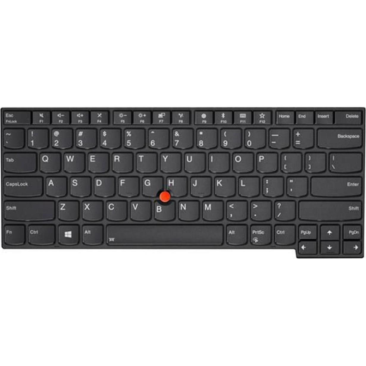 Lenovo Keyboard w/BL English US/Intl, Notebook Ersatzteile, Schwarz