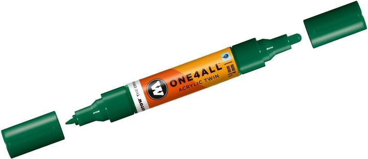 Actual product image Molotow Marqueur pour Maquettes - One4All Twin - Acrylique M. Vert - 1,5/4mm - -096 - 15 cm (1x)