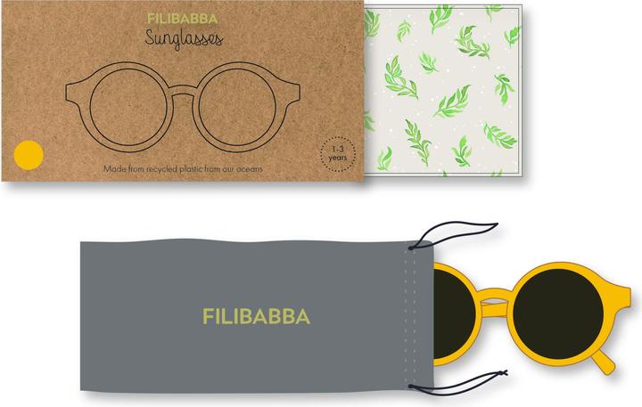 Immagine prodotto Filibabba Occhiali da sole per bambini in plastica riciclata 4-7 anni - Day Lily