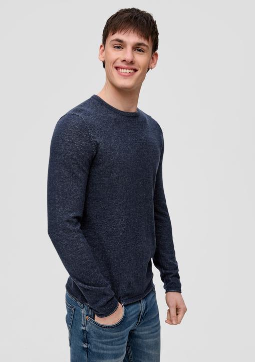 Produktbild s.Oliver Strickpullover Strickpullover mit Rollsaum (XXL)