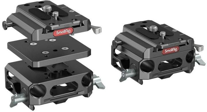 Produktbild SmallRig Lightweight Baseplate with Dual 15mm Rod Clamp (Diverses Video Zubehör)