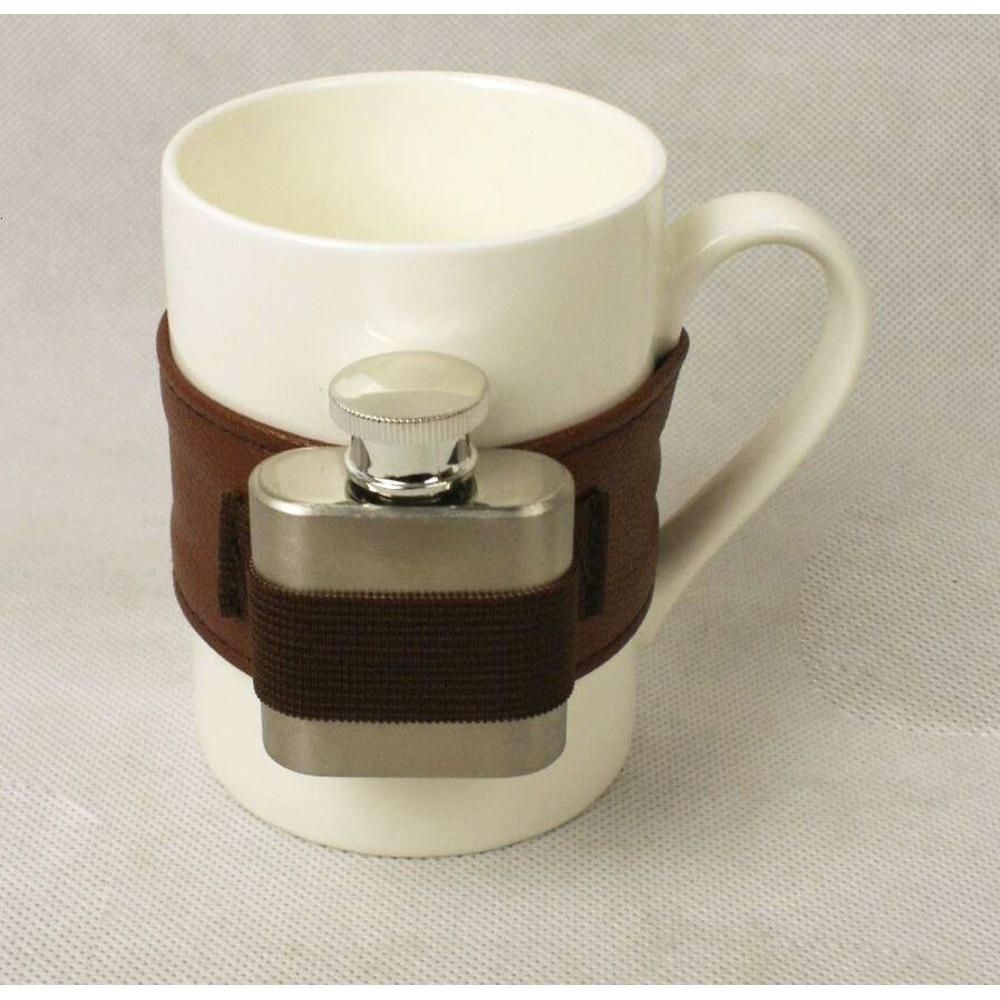 Thumbnail - TOP, Tasse, Tasse mit Flachmann (265 ml, 1 x)