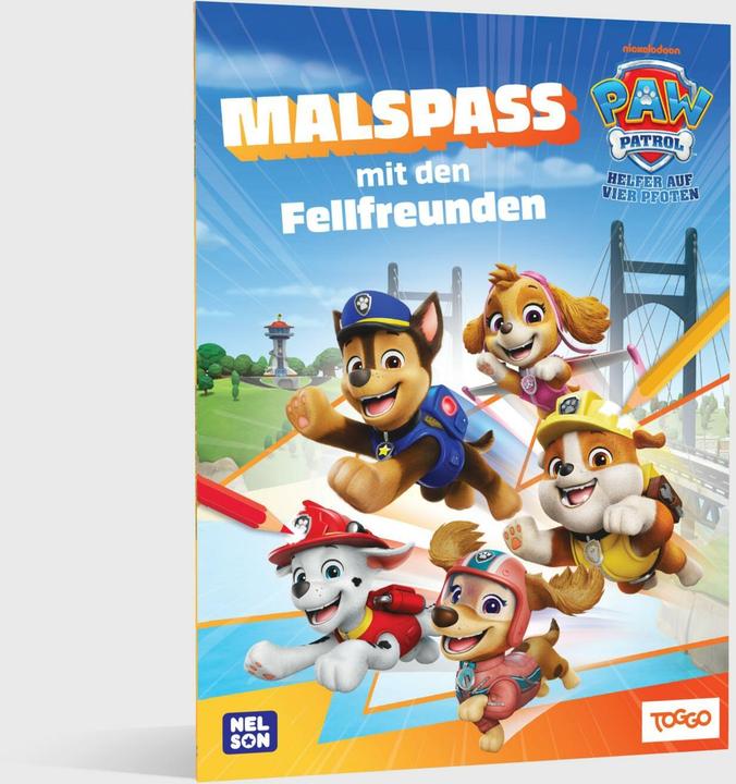 Actual product image PAW Patrol Kindergartenheft: Malspass mit den Fellfreunden