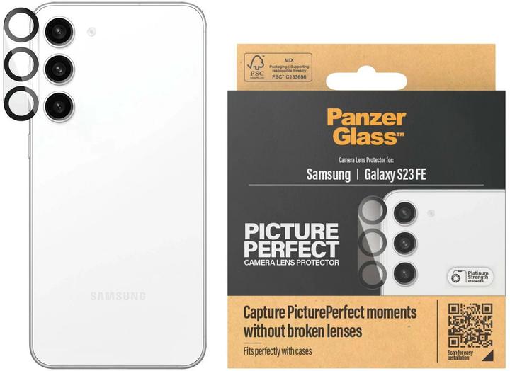 Actual product image PanzerGlass PicturePerfect Camera Lens Protector (1 Piece, Samsung Galaxy S23 FE)